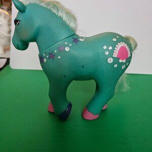 my little pony horse 1984 vintage toy green rainbow